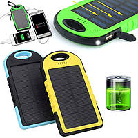 УМБ Power Bank повербанк Solar Charger SC-10, 10000 mAh на солнечной / Портативное зарядное устройство