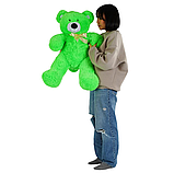 М`яка іграшка Ведмедик 1 м зелений блакитний, фото 3