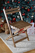 Багатофункціональний складаний дерев'яний стілець: Зручність, стиль і практичність для дому та відпочинку на природі