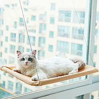Лежанка на окно для кота Sunny Window Seat Cat Bed / Оконная лежанка для кошек / Подвесной гамак для кота