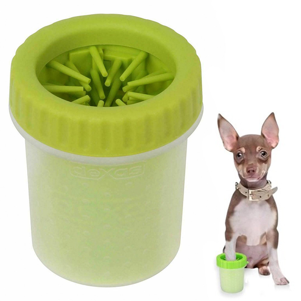Лапомойка для собак (11,5х9,4см) Soft gentle / Cиликоновый стакан для мытья лап - фото 2 - id-p2118407249
