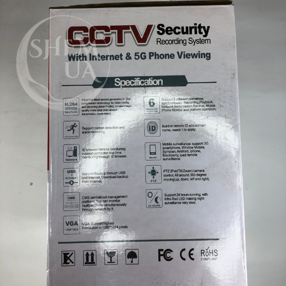 Комплект видеонаблюдения для улицы и помещений CCTV на 4 камеры - C-40 - фото 8 - id-p2118436255
