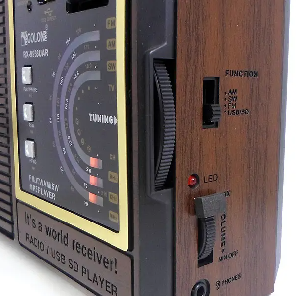 Ретро радиоприемник 3в1, с USB, FM/SW/AM, Golon RX-9933UAR / Портативное радио с аккумулятором/ Мощное радио - фото 7 - id-p2118398853
