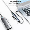 Багатопортовий адаптер Vention USB 3.0 хаб нUSB 3.0 + 3x USB 2.0 0.15 м 4 в 1 5 Гбіт/с Gray (CKOHB), фото 5