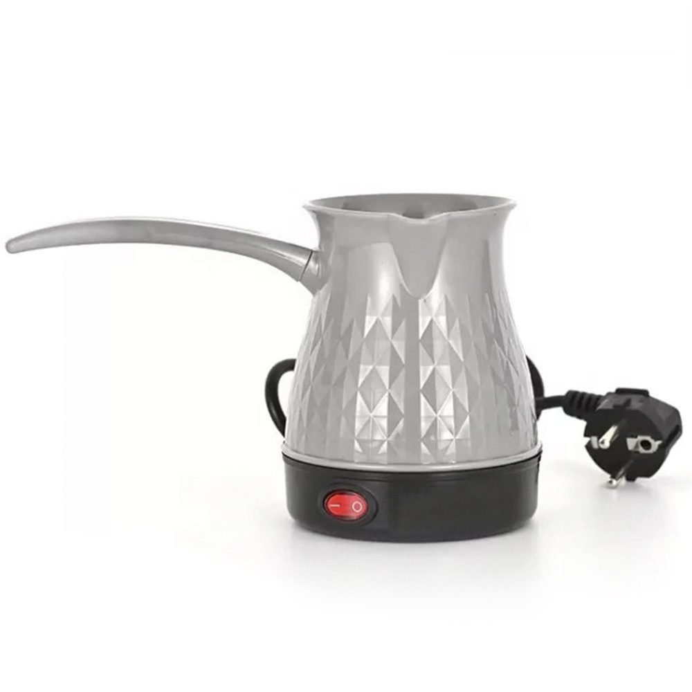 Электрическая турка для кофе (500 мл) Серая / Кофеварка для дома / Электротурка для заваривания кофе - фото 2 - id-p2118408762