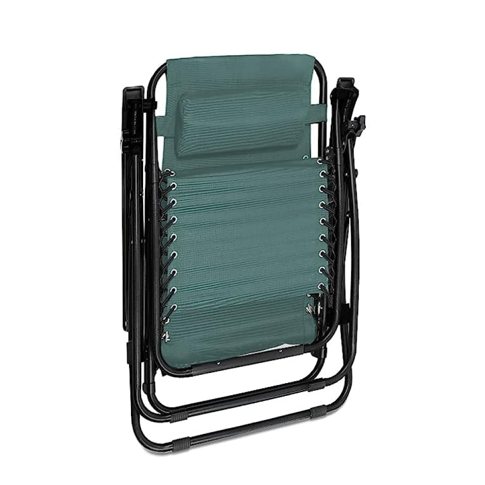 Шезлонг лежак Bonro СПА-167A, Зеленый / Раскладной стул для пляжа и отдыха / Раскладушка для дачи - фото 9 - id-p2118418810
