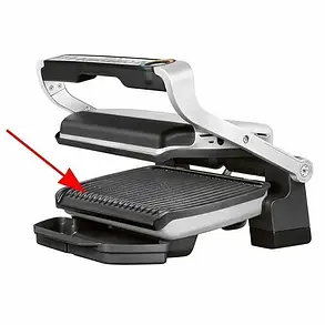 Пластини для гриля Тефаль (нижня) Tefal optigrill+ GC706, GC712, GC714, GC716 TS-01039400 TS-01039401, фото 3