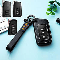 Кожаный чехол для ключа (универсальный) Lexus №2 4 кнопки