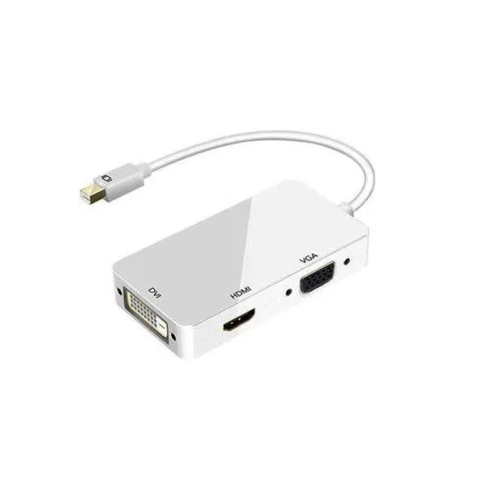 Переходник адаптер 3в1 Mini DisplayPort на HDMI, DVI, VGA / Конвертер Full HD 1080p - фото 7 - id-p2118399013