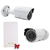 Камера видеонаблюдения AHD-M6120 + Подарок Адаптер для камеры BBU15-DT / Камера наружного наблюдения
