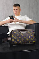 Клатч Louis Vuitton коричневий FIL