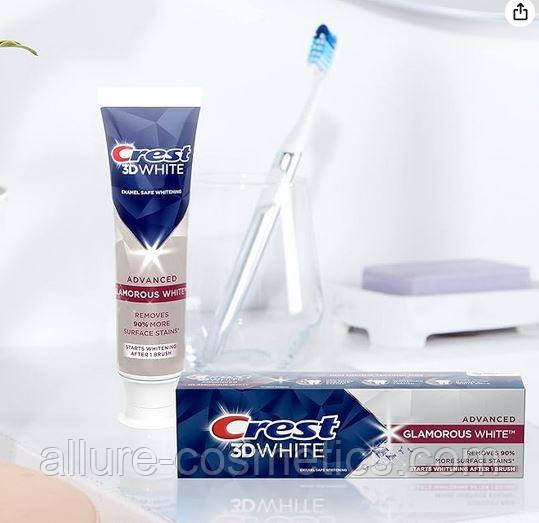 Відбілююча зубна паста Crest 3D White Glamorous white toothpaste 93гр