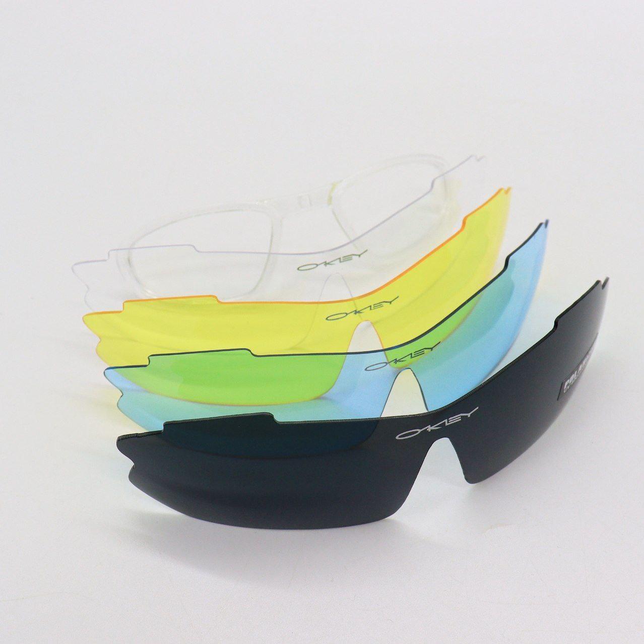 Поляризованные очки c 5 линзами + Подарок Велосипедный фонарь BL 508 COB / Тактические очки для защиты глаз - фото 3 - id-p2118451999