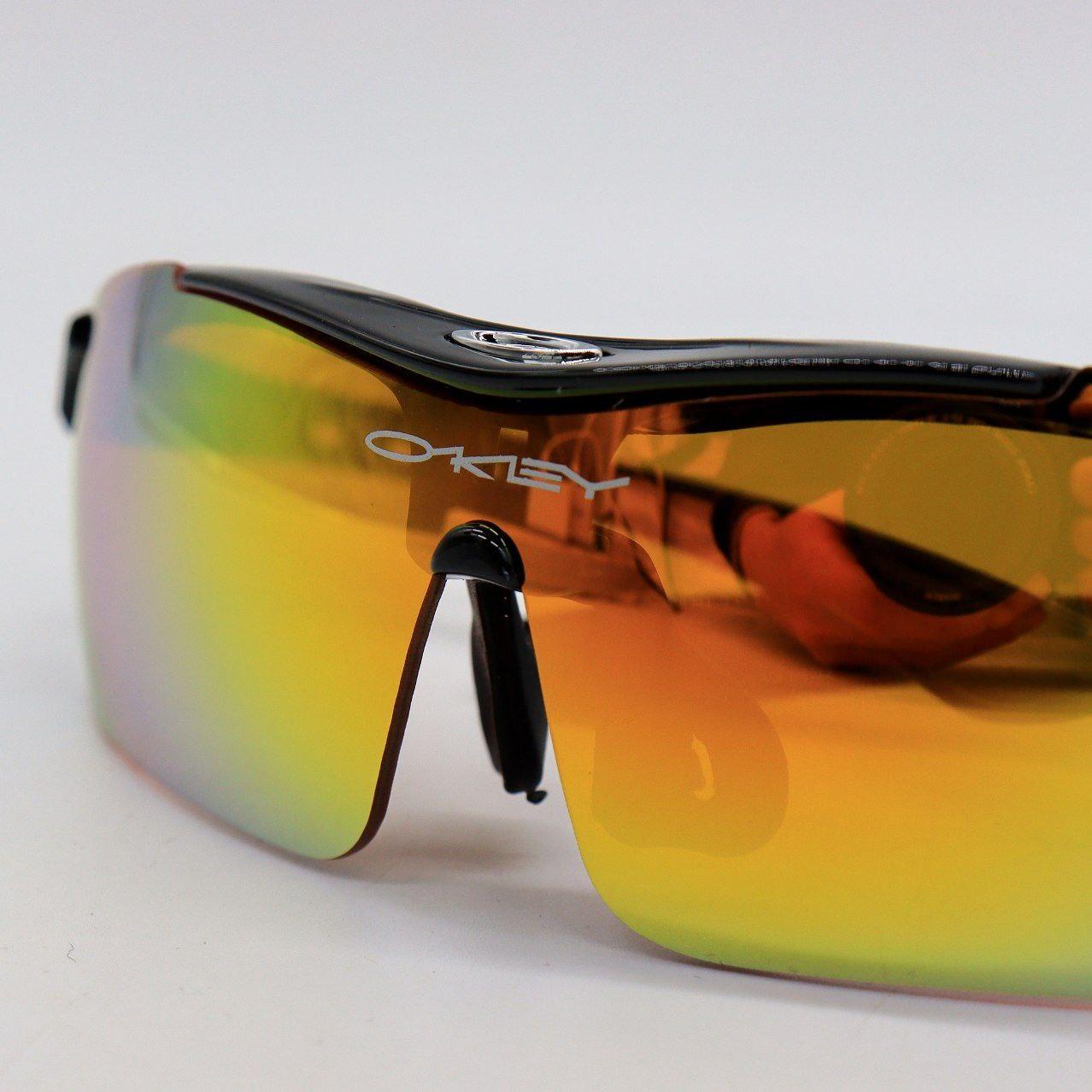 Поляризованные очки c 5 линзами + Подарок Велосипедный фонарь BL 508 COB / Тактические очки для защиты глаз - фото 4 - id-p2118451999