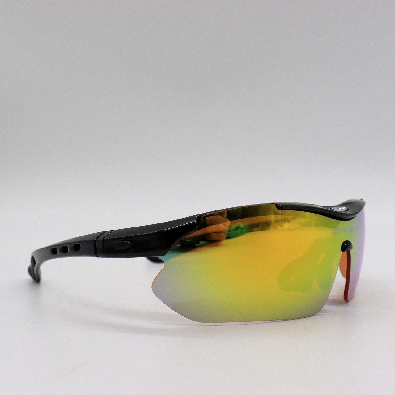 Поляризованные очки c 5 линзами + Подарок Велосипедный фонарь BL 508 COB / Тактические очки для защиты глаз - фото 6 - id-p2118451999