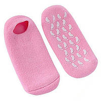 Увлажняющие гелевые носочки SPA Gel, Розовые / Косметические носочки для ухода за ногами