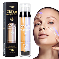 Тональный крем + праймер для лица с коллагеном и SPF50, TUZ PURPLE / База под макияж / BB крем для макияжа