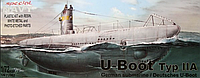 Сборная модель корабля Special Navy 72002 U-boot type IIA