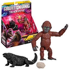 Набір ігрових фігурок Godzilla Kong Зуко і Даг 9см шарнірні (35208)