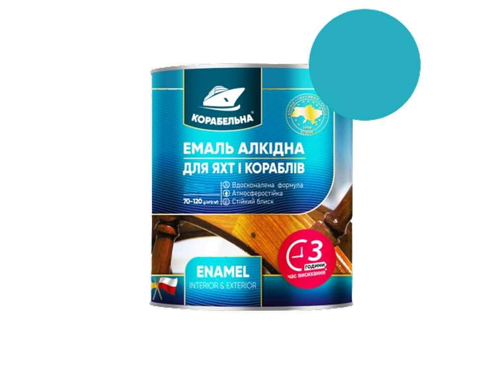 Емаль алкідна ПФ-115 Блакитний 0,25кг ТМ КОРАБЕЛЬНА, фото 1