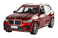 Машина АВТОПРОМ 68497 1:32 BMW X5M, на батаре, свет., звук, откр. двери, в короб. 18*9*8 см.