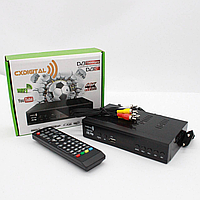 Цифровая Т2 приставка DVB-009 с Wifi / Т2 тюнер для телевизора / Телевизионная цифровая приставка-ресивер