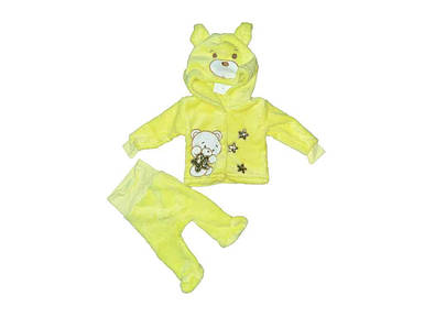 Костюм жовтий дитячий Поліестер 100% 131454291 р.56 ТМ Трикомир FG