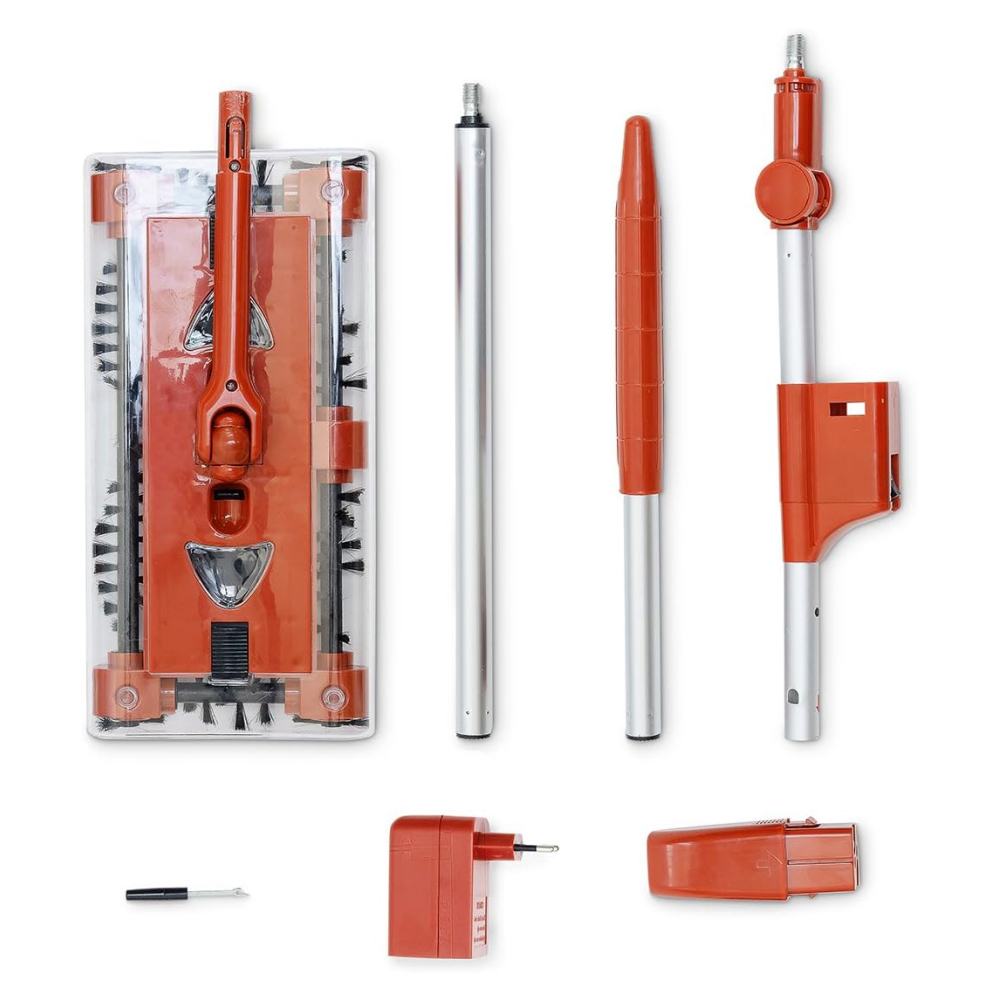 Электрический веник со складной ручкой, Swivel Sweeper G6 / Многофункциональный электровеник для сухой уборки - фото 9 - id-p2118454610