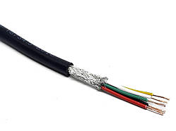 Провід екранований мідний RVVP 5-жильний 0.3мм2/22AWG