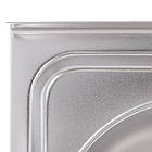 Мийка для кухні із нержавіючої сталі прямокутна ZERIX 800x500x180мм матова 0.8мм 63684 ZM0569, фото 3