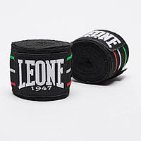 Бинты боксерские Leone Flag Black 3,5м (3352_500187)