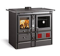 Большая дровяная печь для отопления и приготовления пищи NORDICA Termo Rosa XXL DSA 4.0 black - 16,8 кВт