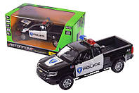 Машина металлическая 68465 "АВТОПРОМ",1:31 Chevy Colorado ZR2-Police, на батар.: свет и звук, открыв.