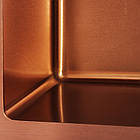 Мийка для кухні із нержавіючої сталі MIXXUS 780x440x200мм матова 1.2мм бронза 64203 MX0562, фото 3