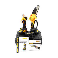 Набор 2в1 АКБ DeWalt 24V (Пила DCM150N + Секатор DCMPP540P1) Набор 2в1 Деволт