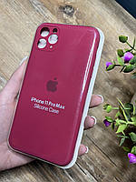 Силіконовий чохол на iPhone 11 Pro Max ( Rose Red )