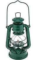 Керосиновая лампа Летучая мышь для дачи дома походов 27 см зеленый