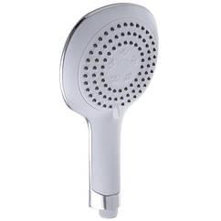 Душова лійка ZERIX SH-33 багаторежимна 90мм пластик біла ZX2853