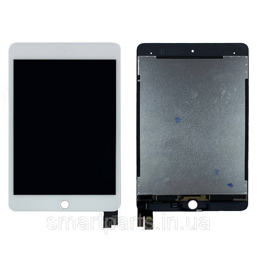Дисплей (екран) Apple iPad Mini 5 A2133 A2124 A2126 A2125 з тачскріном (білий оригінал Китай)