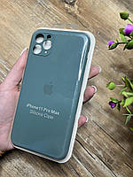 Силіконовий чохол на iPhone 11 Pro Max ( Pine Green )
