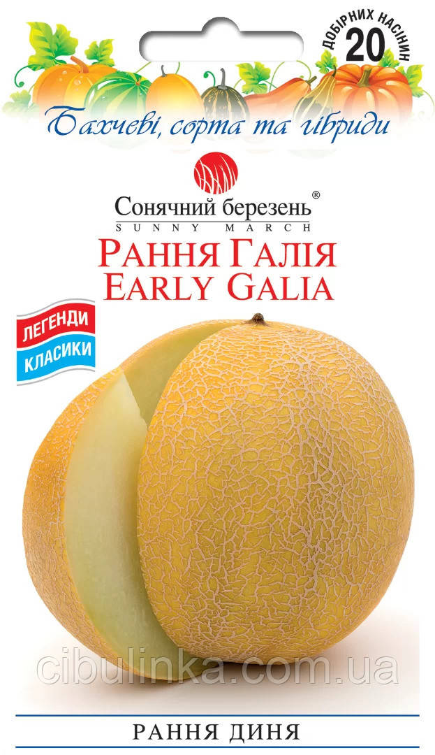 Диня Рання Галія 20 шт