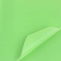Пленка (калька) матовая в листах "Салатовая" (58 см х 58 см) 5 листов