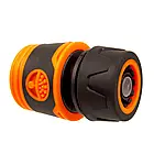 Конектор для шланга Irrigation Tools 1/2''-5/8'' з клапаном прогумований