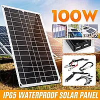 Солнечная панель 1050х540 Solar Panel 100W 12V Солнечные батареи 100W TeraMarket