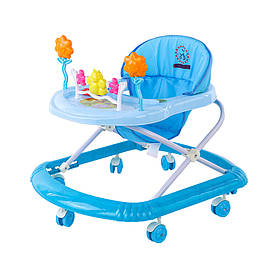 Ходунки дитячі Bambi BW2301 з брязкальцями 65x52x56 см Синій, Toyman