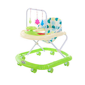 Ходунки дитячі Bambi BW2304 з брязкальцями 64x52x54 см Зелений, Toyman