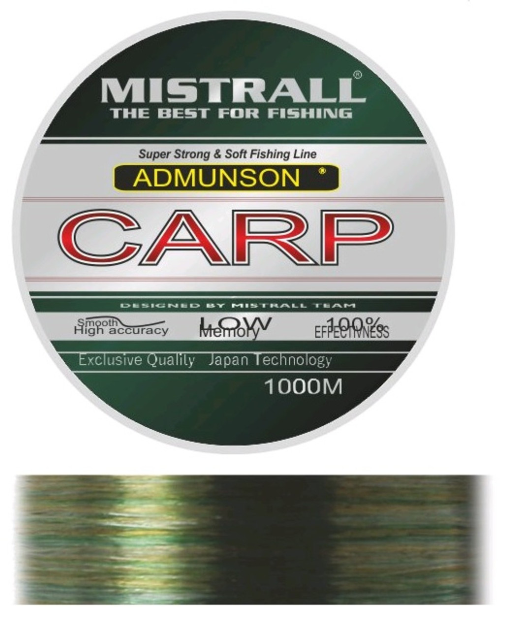 Коропова волосінь Mistrall Amundson Carp 1000m 0,35