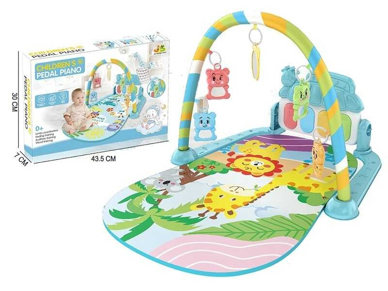 Килимок 518 A25 (20) звук, підсвічування, піаніно, 5 підвісок, ростомір, в коробці