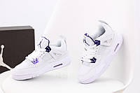 Женские AIR JORDAN 4 RETRO METALLIC PURPLE , Вьетнам