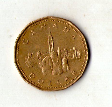 Canada Канада 1 Dollar  1991 рік №1219